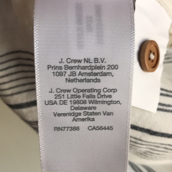 NWT Madewell sz Large Cover up Wrap skirt white blue stripes 100% cotton Summer - Picture 10 of 14